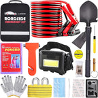 Car Emergency Roadside Tool Kit, Emergency Kits for Vehicles, Road Side Safety Assistance Kit ,With Jumper Cables for Car,Hea