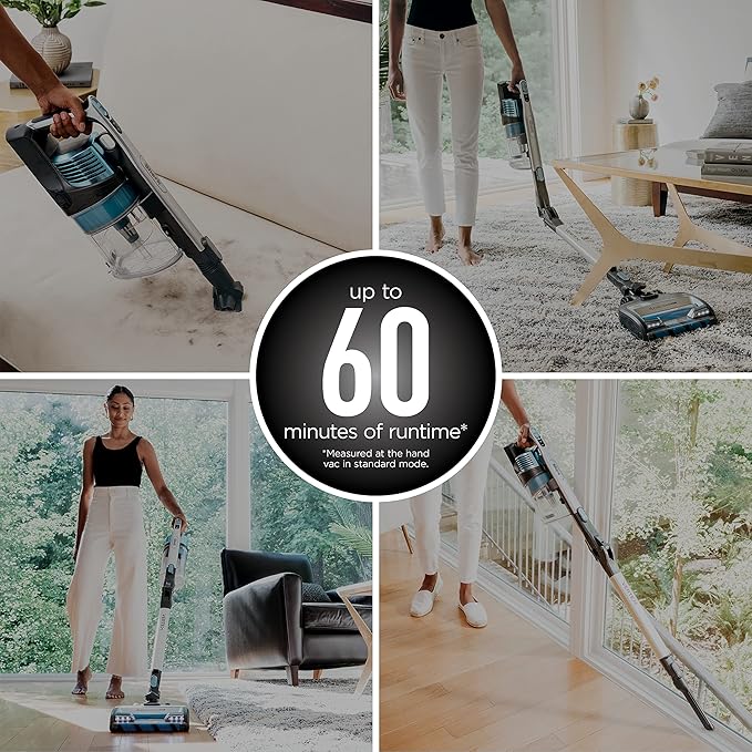 Shark Vertex Cordless Stick Vacuum | Powerful Suction, 60min Runtime, No Hair Wrap | HEPA Filter, XL Dust Cup, DuoClean Power