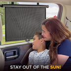 EcoNour Car Window Shades for Windows (2 Pack) | Shade Automotive Interior Sun Protection Large Offers Complete from UV Rays and Glare 18" x 20"
