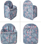 Vercord Backpack Organizer Insert Liner Hanging Travel Bag in Bag with Many Pockets