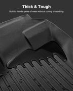 Car Floor Mats for Subaru Outback 2010-2014: All Weather Car Accessories for Outback & Legacy Sedan Mats 2014 2013 2012 2011 2010, Custom fit Front & 2nd Row 3PCS Protection