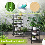 BMOSU 3-Tier Bamboo Small Shoe Rack Premium Stackable Shoe Shelf Storage Organizer for Hallway Closet Living Room Entryway Or