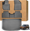 Floor Mats for Kia Soul 2014-2019 (for Base/Plus/Exclaim, Not for Turbo or Hybrid), TPE Waterproof Non-Slip All Weather Protection Custom, Floor Mats & Cargo Liner