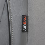 CAR PASS Piping Faux Leather Car Seat Cover Full Set,Grey Breathable Leather Seat Covers for Cars, Airbag Compatible,Universal Fit for SUVs,Van,Sedans,Small Trucks (Full Set, All Gray)