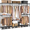 CASAMAYA Clothes Rack, Portable Closet, 80.7 Inch Extra Large Capacity Wardrobe Closet, Clothes Storage Organizer with Shelve