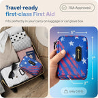 KeepGoing Travel First Aid Kit for Car, Home, Hiking, Camping and Outdoor Emergencies - First Aid Kit Travel Size TSA-Approve