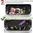 YOSRTER for Dodge Charger Durango Challenger Ram Car Trunk Organizer Collapsible Storage Box with Handle Foldable Lid Non