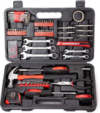 Cartman 148 Piece Automotive and Household Tool Set Perfect for Car Enthusiasts and DIY Home Repairs