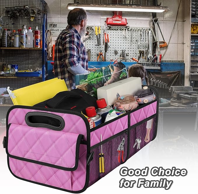 Deosk Car Trunk Organizer for SUV, Car Organizers and Storage with 6 Pocket, Car Accessories for Women/Men 70L Waterproof