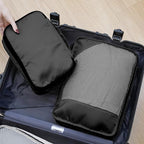 Toncoke 8-Piece Packing Cubes for Travel, Mesh Luggage Organizers with Shoe Bag, Toiletry Bag, Laundry Pouches, 4 Sizes (XL/L