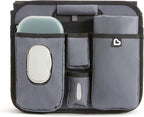 Munchkin Out-n-About Trunk Organizer for SUVs and Cars with Portable Changing Pad and Wet Baby Wipes for Diaper Changes On-the-Go, Collapsible, Grey