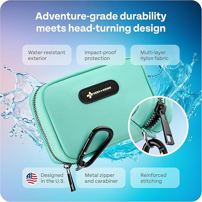 KeepGoing Travel First Aid Kit for Car, Home, Hiking, Camping and Outdoor Emergencies - First Aid Kit Travel Size TSA-Approve