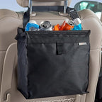 High Road Large TrashStash Hanging Car Trash Can Garbage Bag with Push-Close Lid and Waterproof Bin for Cars, SUVs and Trucks, Holds 4.5 Gallons of Car Trash