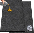 2 Pack 36 x 60 Inch Premium Oil Spill Mat,Garage Floor Mat for Under Car,Highly Absorbent Maintenance Mat Protect Your Floor 