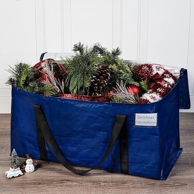 ClearSpace Heavy Duty Moving Bags or Storage Bag – Large Moving Boxes with Backpack Straps, Zippers & Handles – Perfect for M