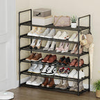 6 Tier Shoe Rack, Shoe Rack for Closet, Shoe Organizer for Entryway, Shoe Storage for Front Door Entrance & Entryway, Large S