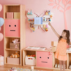 Butterfly Tonie Shelf for Tonie&TonieBox - White Magnetic Wooden Floating Shelves for Storage, Cute Tonie Wall Shelf for 20-3