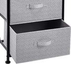 Amazon Basics Fabric 4-Drawer Storage Organizer Unit for Bedroom Closet, Black