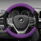FH Group Flat Cloth Car Seat Covers Purple/Black