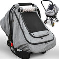 Waterproof Baby Car Seat Cover，YVMVDV Patented Cold Weather Carseat Cover for Babies,Infant Car Seat Cover Canopy for Boy Gir