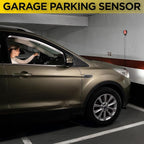 ZONETECH Garage Parking Sensor Ultrasonic Car Parking Stopper for Garage with Red/Yellow/Green LED Indicators –Adjustable Sto