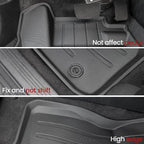 Floor Mats Cargo Mat Set for Honda CRV 2026 2025 2024 2023 Car Mat Accessories(Include Hybrid), All Weather TPE Cargo Liner Door Sill Protectors for CR-V Gas Hybrid(Full Set Mats)