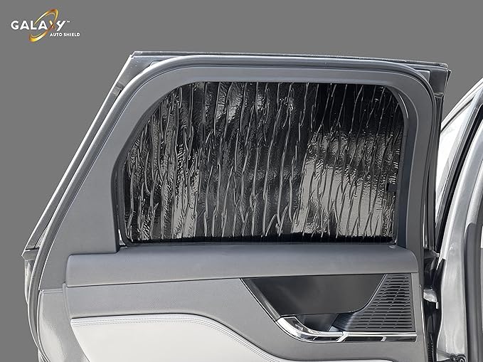 GalaxyAutoShield Custom Fit Rear Side 2nd Row Window Sunshades (2pcs) for 2020 2021 2022 2023 2024 2025 2026 Lincoln Corsair SUV, Insulated Privacy Accessories Blockout UV Reflector Protection