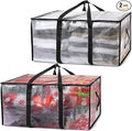 ClearSpace Oversized Moving Bags or Storage Bag – Large Moving Boxes with Backpack Straps, Zippers & Handles – Heavy-Duty Pac