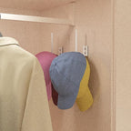 Durmmur 4 Pack Hat Racks for Baseball Caps, Stainless Steel Hat Organizer for Baseball Cap, Hat Holder Storage Organizer, Hat