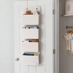 Delta Children GAP babyGap 2-Pack Over the Door Storage Organizer with 4 Pockets, Tan