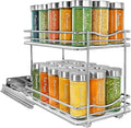 LYNK PROFESSIONAL® Pull Out Spice Organization for Cabinets - 6-3/8 inch Wide – Spice Rack for Inside Cabinets, Slide Out Spi