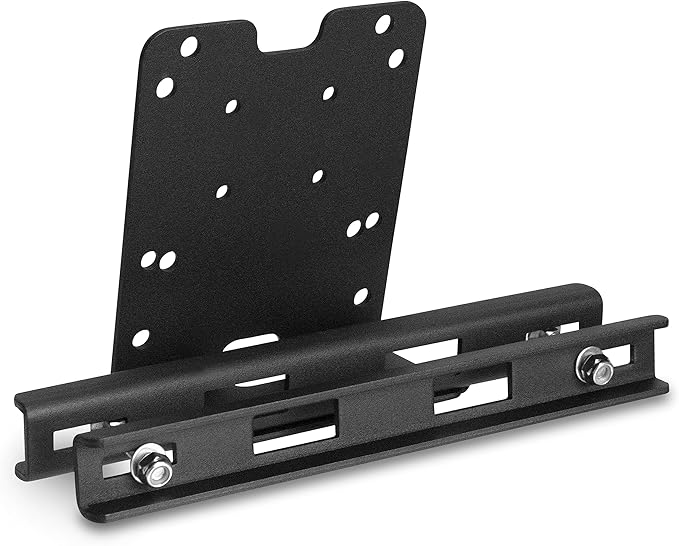 ARKON Mounts Taxi Headrest Mount for Tablet, Mobile Printer, or Payment Terminal, Heavy Duty Metal 2-Post Headrest Mount, 4-Hole AMPS and VESA 75 Compatible