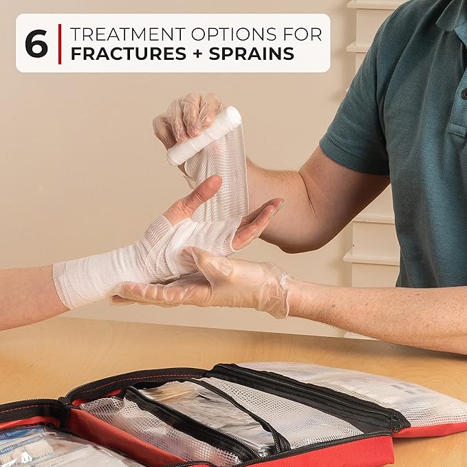 First Aid Kit – 291 Pieces of First Aid Supplies | Hospital Grade Medical Supplies for Emergency and Survival Situations | Id
