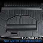 Cargo Mat for 2018-2026 Honda Odyssey Fold Down 3rd Row Seat into The Well, All Weather TPE Trunk Cargo Liner Mat Accessories(Cargo Liner for Stowed Flat 3rd-Row Seating)