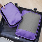 Toncoke 8-Piece Packing Cubes for Travel, Mesh Luggage Organizers with Shoe Bag, Toiletry Bag, Laundry Pouches, 4 Sizes (XL/L
