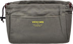 Vercord Canvas Handbag Organizers, Sturdy Purse Insert Organizer Bag in Bag, 10 Pockets Color Army Green Large