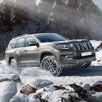 Snow Chains, Wear-Resistant High Carbon Steel Anti Slip Tire Chain for Passenger Cars, Pickups, and SUVs, Set of 2 (KN100)
