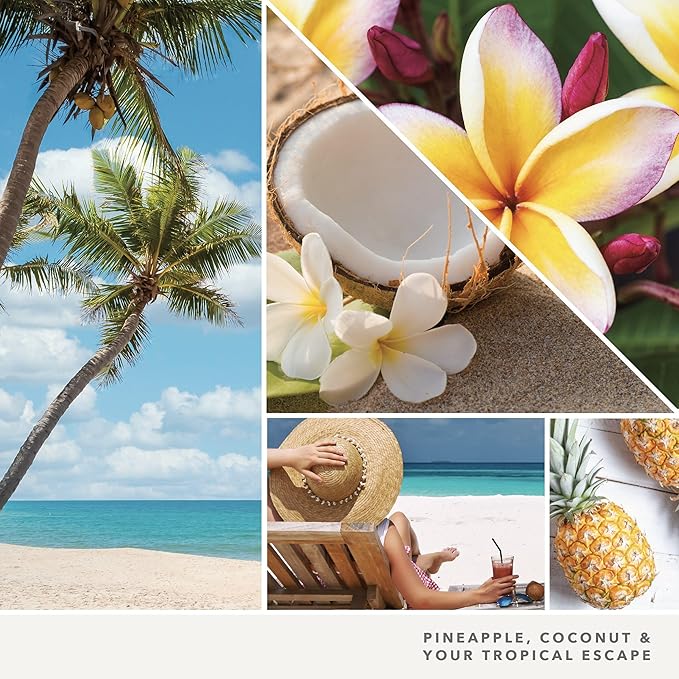 Yankee Candle Car Jar Ultimate, Coconut Beach, Hanging Automotive Air Freshener Odor Neutralizer for Long Lasting Tropical Sc