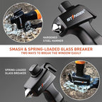 Stinger Super Duty Car Emergency Escape Tool, Hardened Carbon Steel Vehicle Safety Hammer, Spring Loaded Window Breaker, Razo
