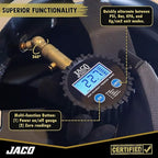 JACO Elite Digital Tire Pressure Gauge - Professional Accuracy - 100 PSI