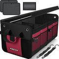 FORTEM Trunk Organizer For SUV Car Organizer and Storage, Multi-Compartment Storage Bag Car Accessories for Women Men, Perfect