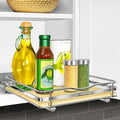 LYNK PROFESSIONAL® Élite™ Pull Out Spice Organization for Cabinets - 10-3/8 inch Wide – Spice Rack for Inside Cabinets – Wood