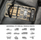 PETAC GEAR Car Sun Visor EDC Orgnaizer|Auto Rigid Molle Panels For Vehicles Car Seat Back Organizer Tactical Gears Rack Truck Mount Panels (Dark Earth)