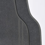 CAR PASS Car Floor Mats, Edge Leather Waterproof Car Mats with Double Stitch Line and Anti-Slip Backing Design, Fit 95% Autom