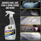 CLR Brands Automotive Carpet, Upholstery & Fabric Cleaner, 22 oz. Spray Bottle, Fast-Acting Stain Remover, Cleans Mud, Coffee