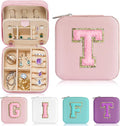 Parima Travel Essentials for Women Jewelry Box, Travel Accessories for Teen Girls Trendy Stuff | Necklace Organizer Earrings 