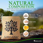 Natural Moisture Absorber Dehumidifier Bags (2-Pack) - Plant & Mineral Desiccant Pouches for Closet, Car, Gun Safe, RV,
