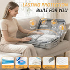 Cozy Essential Travel Vacuum Storage Bags with Rechargeable Cordless USB Pump, Space Saver Bags for Luggage, Suitcase, Carry-