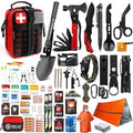 Survival First Aid Kit, 190 Pcs Survival Gear and Medical Supplies, Military IFAK EMT Molle Tactical Pouch for Outdoor, Campi