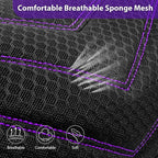 CAR PASS 3D Foam Mesh Leather Car Seat Covers Front Seats, Breathable Front Seat Cover for Cars, Comfortable Universal Fit fo